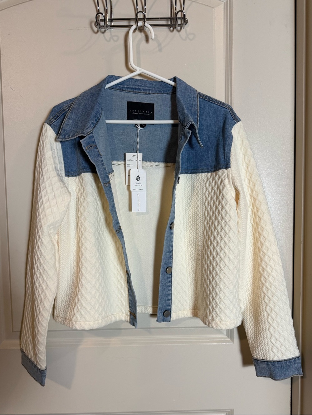 Sanctuary Cream and Denim Jacket